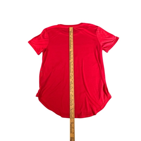 Disney Mickey & Minnie Mouse Red Christmas Tee Youth Girls L (11/13) Holiday - Picture 6 of 7